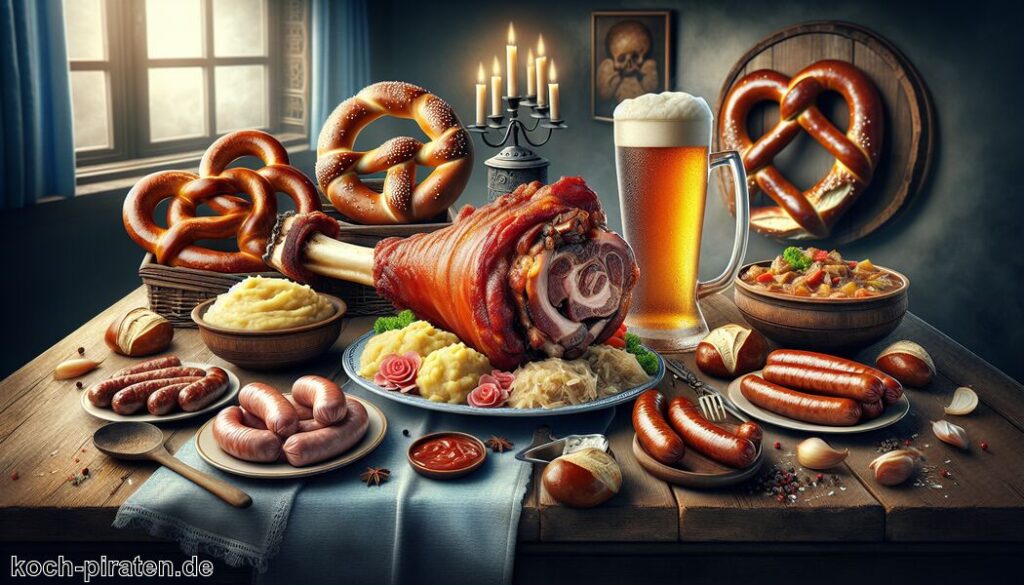 Typisch deutsches Essen - traditionelle deutsche Gerichte