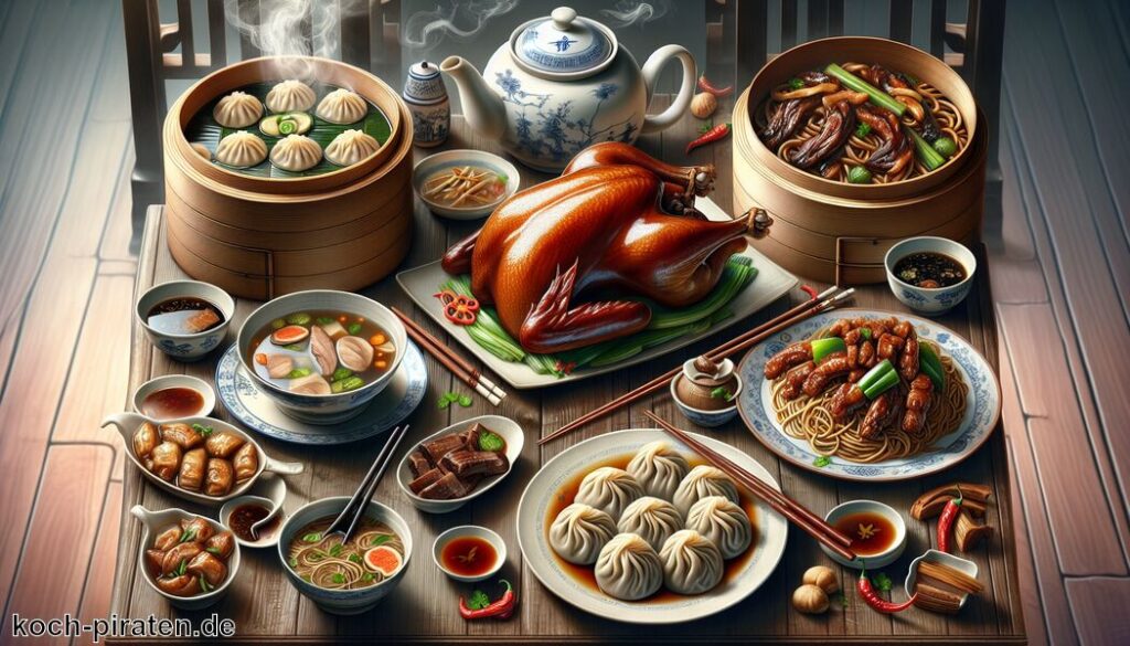 Typisch chinesisches Essen - traditionelle chinesische Gerichte