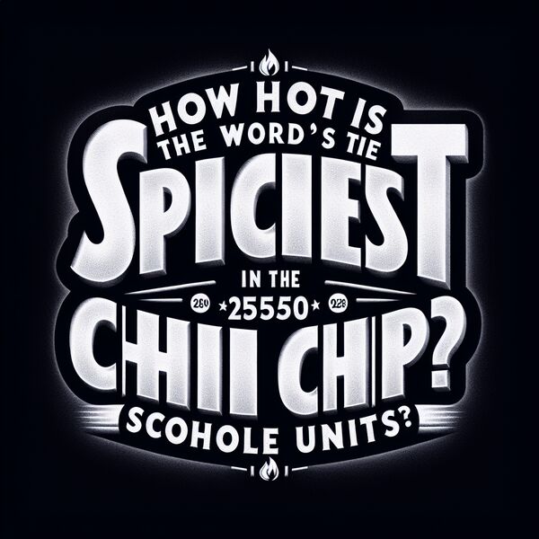 Wie viel Scoville hat der schärfste Chip der Welt?