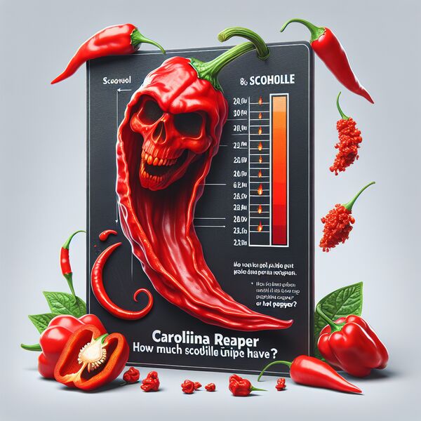 Wie viel Scoville hat Carolina Reaper?