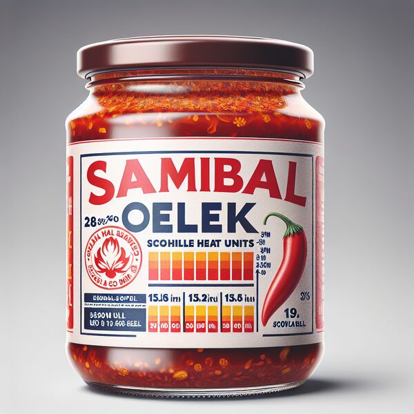 Wie viel Scoville hat Sambal Oelek?