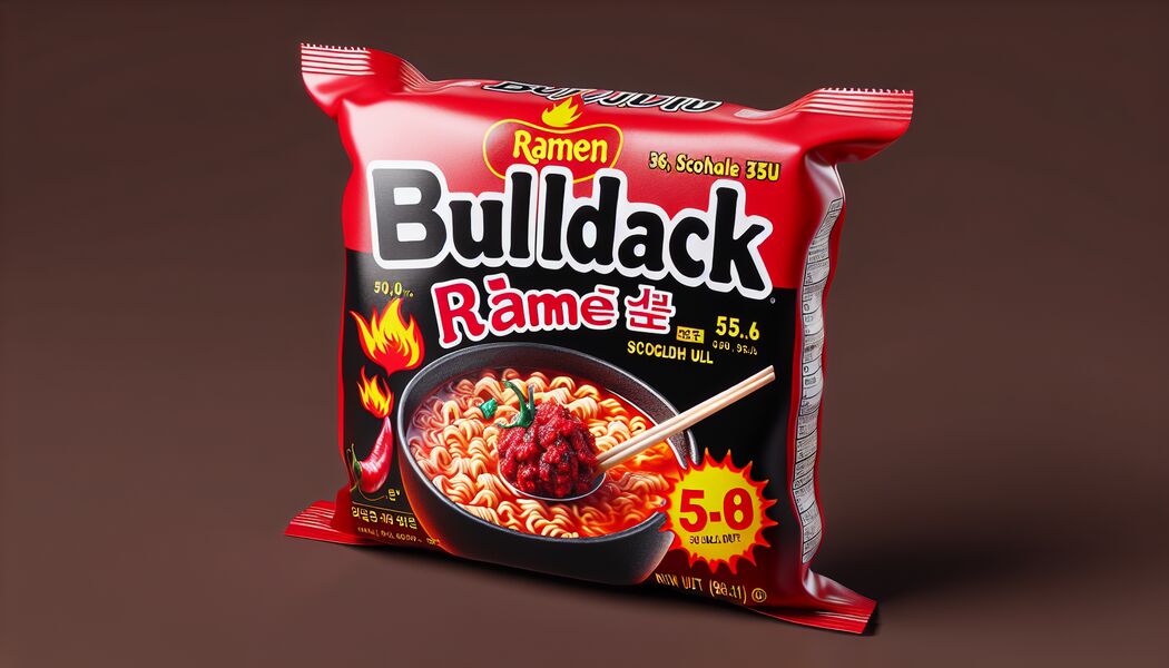 Verfügbarkeit global, aber variierende Schärfe   - Wie viel Scoville haben Buldak Ramen?