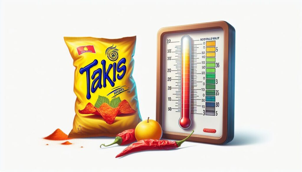 Wie viel Scoville haben Takis?