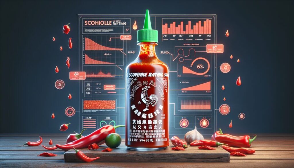 Wie viel Scoville hat Sriracha?