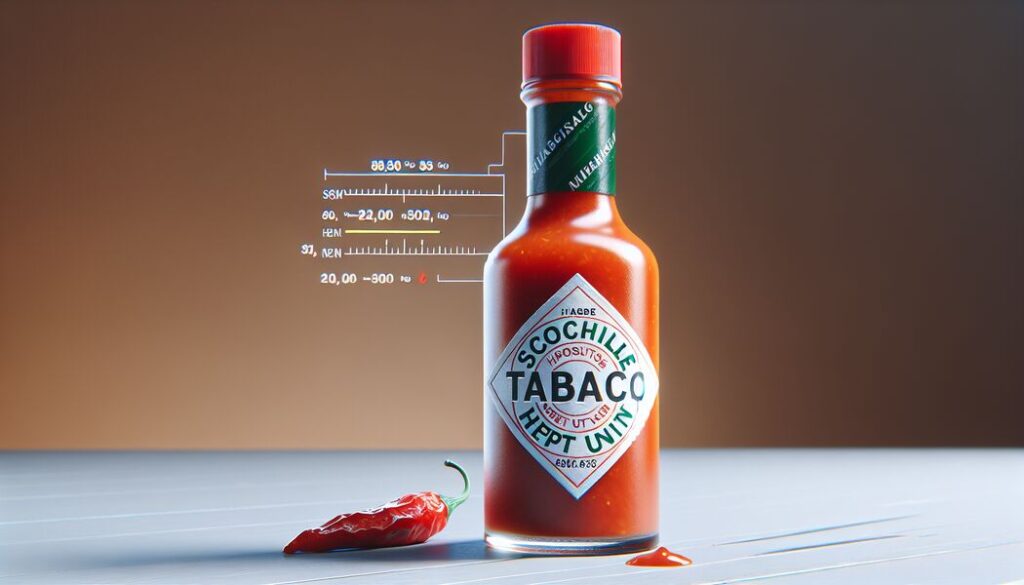 Wie viel Scoville hat Tabasco?