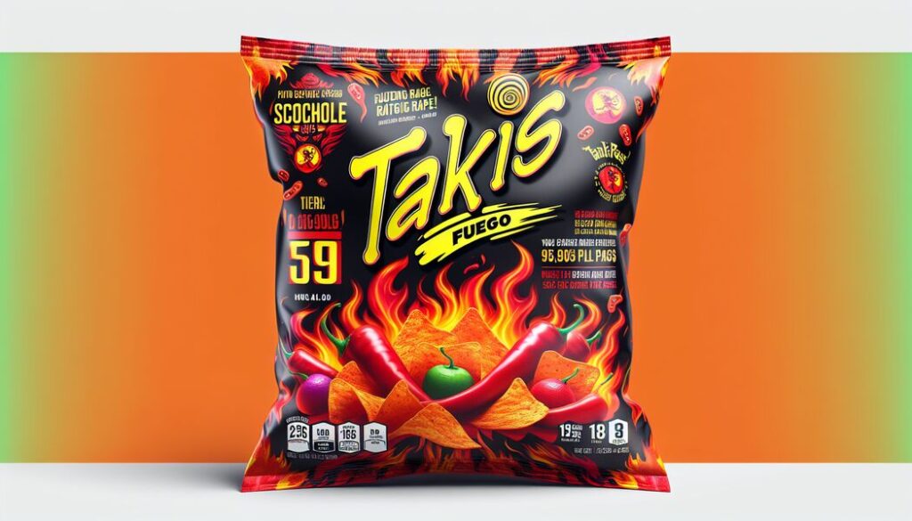 Wie viel Scoville haben Takis Fuego?