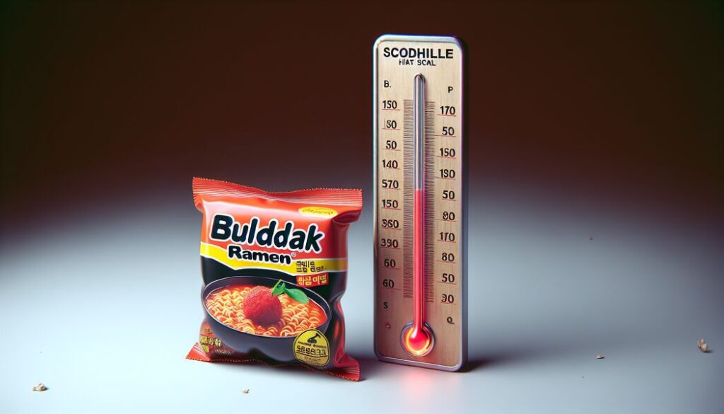 Wie viel Scoville haben Buldak Ramen?