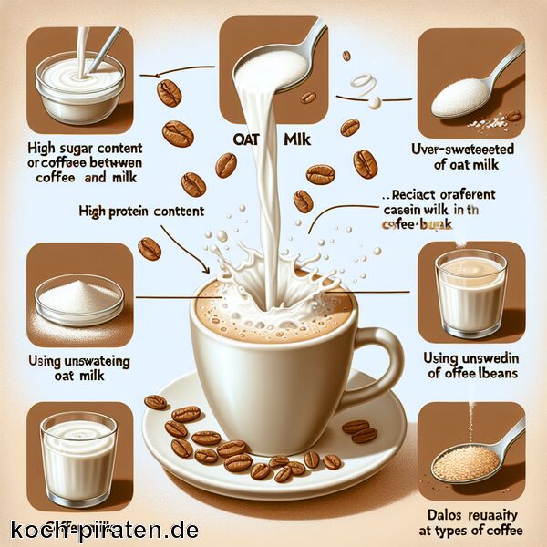 Warum wird Hafermilch im Kaffee flockig?