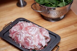 meatloaf, food, raw meat, beef, pork, pancetta, cooking, kitchen, strainer bowl, strainer, kitchenware, pork, pancetta, pancetta, pancetta, pancetta, pancetta